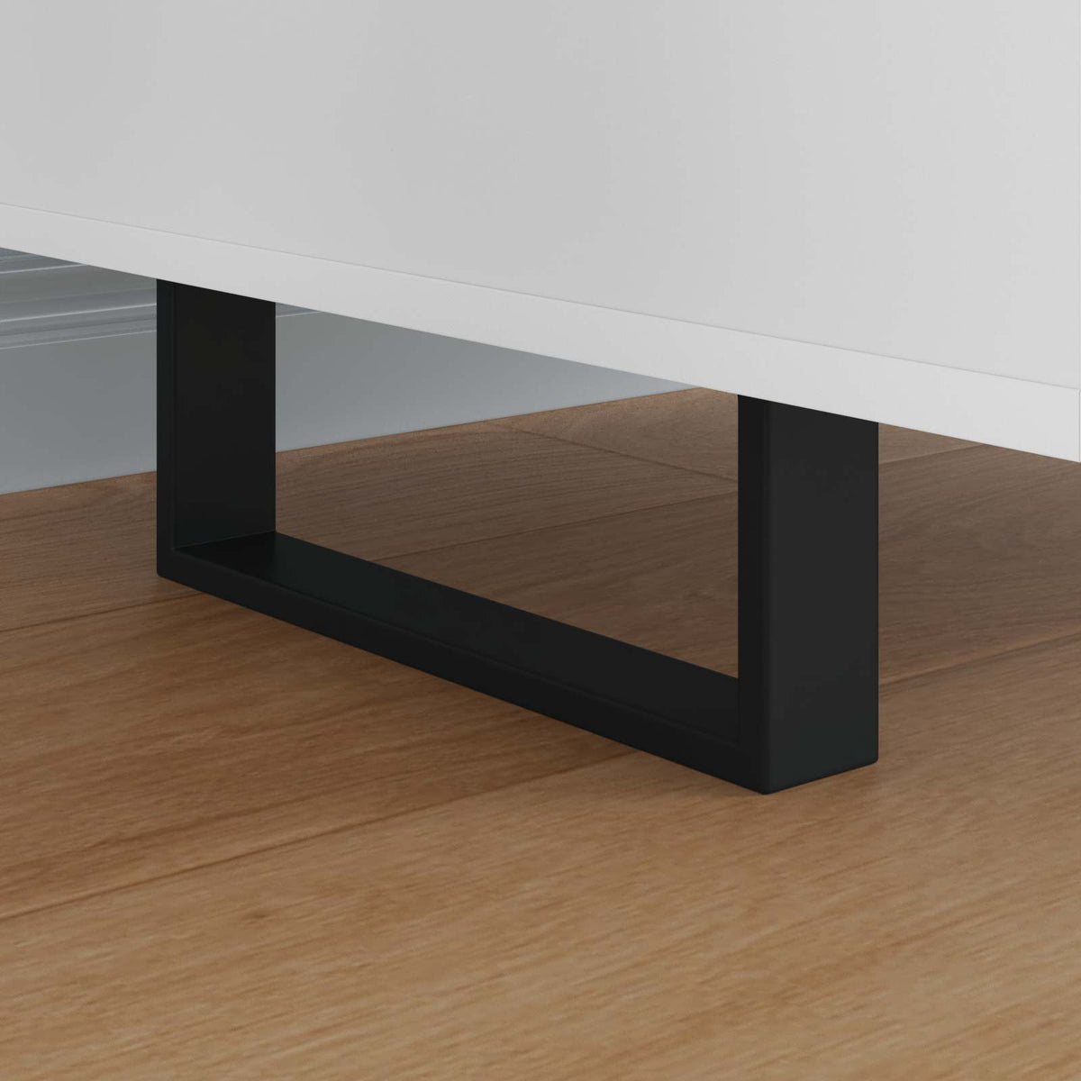 Vidaxl meubelpoten 12 pcs zwart 281 x 40,5 x 100 mm ijzer