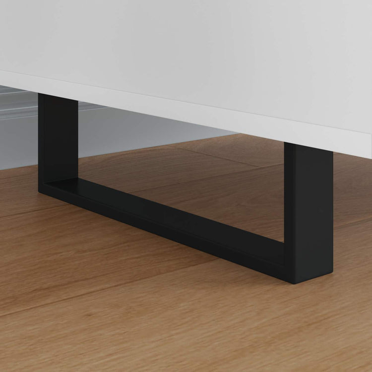 Vidaxl meubelpoten 12 pcs zwart 341 x 40,5 x 100 mm ijzer
