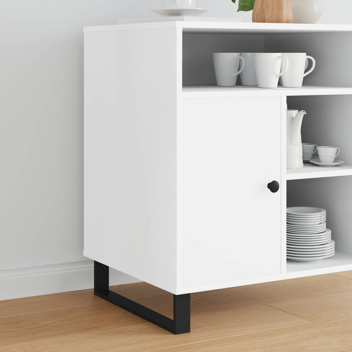 Vidaxl meubelpoten 12 st zwart 436 x 40,5 x 100 mm ijzer