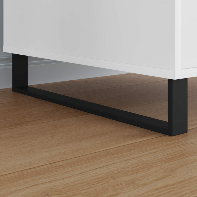 Vidaxl meubelpoten 2 st zwart 546 x 40,5 x 100 mm ijzer