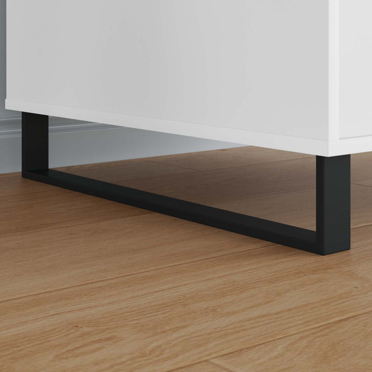 Vidaxl meubelpoten 2 st zwart 596 x 40,5 x 100 mm ijzer