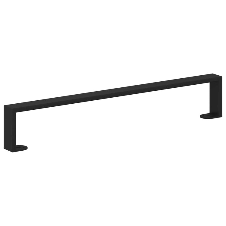 Vidaxl meubelpoten 2 st zwart 596 x 40,5 x 100 mm ijzer