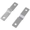 Vidaxl strijkplaat 2 pcs zilver 50 x 10 x 1,2 mm ijzer