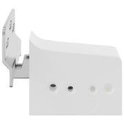 Vidaxl kast hangbeugel 2 st wit 70 x 48 x 19 mm ijzer en plastic - afbeelding 3