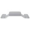 Vidaxl flush mount beugel 419 pcs zilver 75 x 66 x 1,4 mm staal