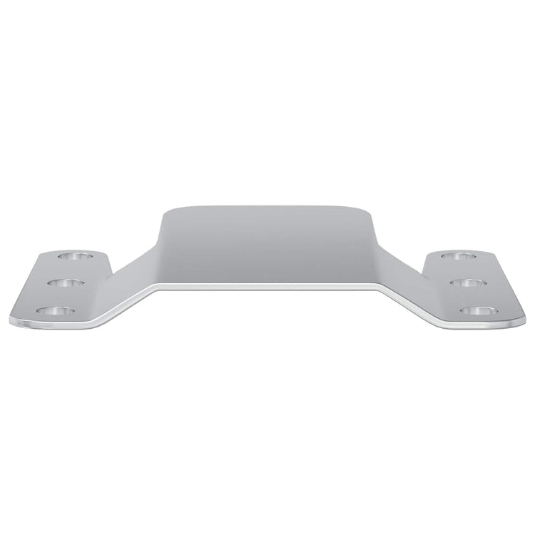 Vidaxl flush mount beugel 419 zilver 75 x 66 x 1,4 mm staal