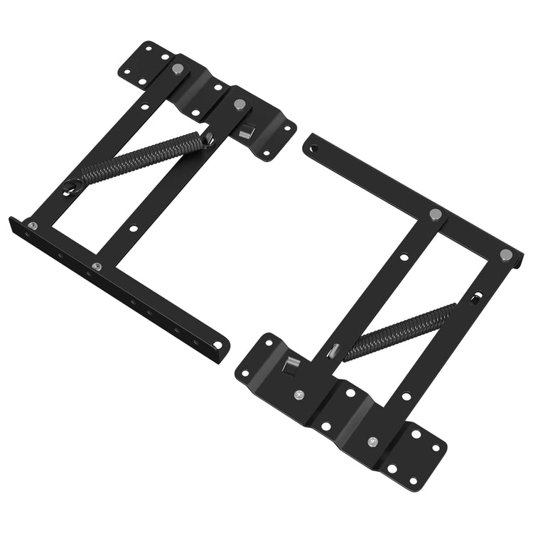 Vidaxl bed liftmechanisme 2 st zwart 340 x 95 x 40 mm ijzer