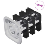 Vidaxl draadbuis invoeg 1818 st zwart en zilver 15,8 x 15,8 x 22,5 mm - afbeelding 2