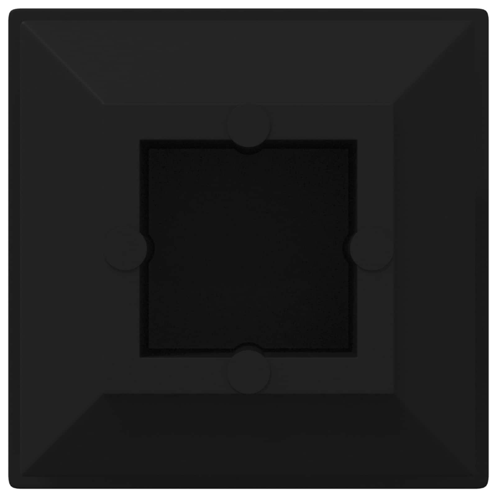 Vidaxl einddoppen 10909 pcs zwart 15 x 15 x 15 mm pp