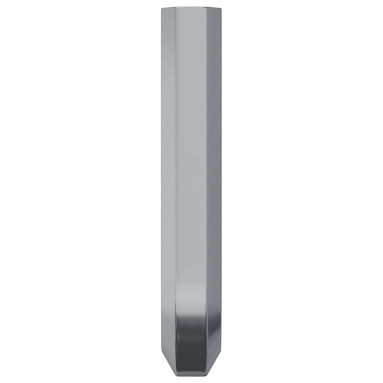 Vidaxl zeskantsleutel 2 st zilver 22 x 66 mm staal