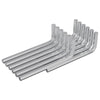 Vidaxl zeskantsleutel 1800 pcs zilver 32 x 86 mm staal