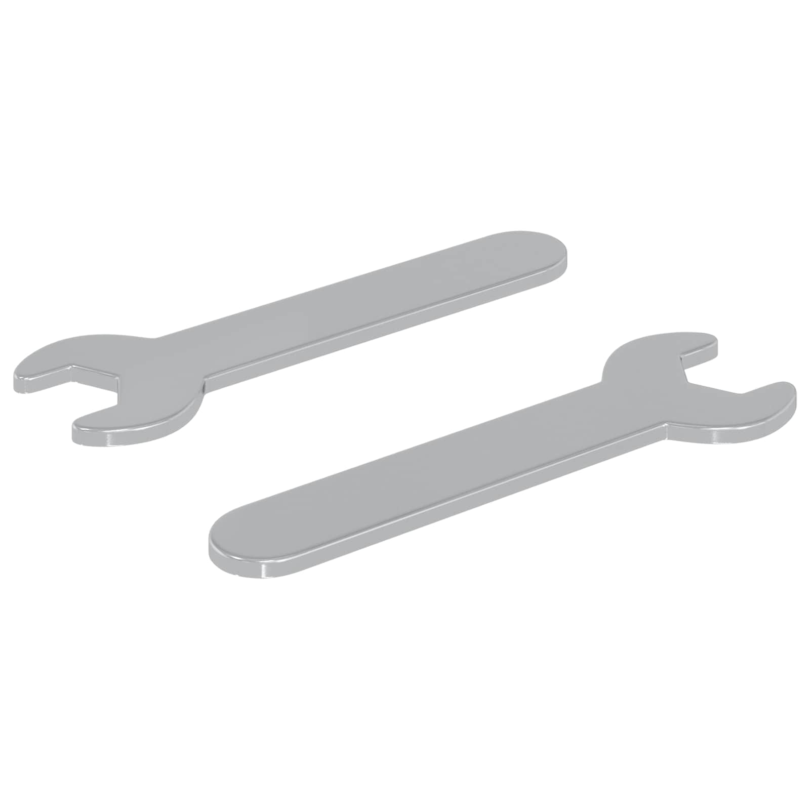 Vidaxl schroefsleutel 2 pcs zilver 10 mm ijzer