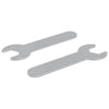 Vidaxl schroefsleutel 2 pcs zilver 13 mm ijzer