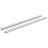 Vidaxl kaststaaf 2 pcs zilver 764 x 15 x 29 mm aluminium legering