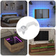 Vidaxl led strip clips 23,8 mm 12 st transparant kunststof en ijzer