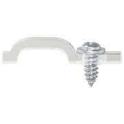 Vidaxl led strip clips 23,8 mm 2 st transparant kunststof en ijzer - afbeelding 3