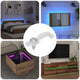 Vidaxl led strip clips 23,8 mm 12 st transparant kunststof en ijzer