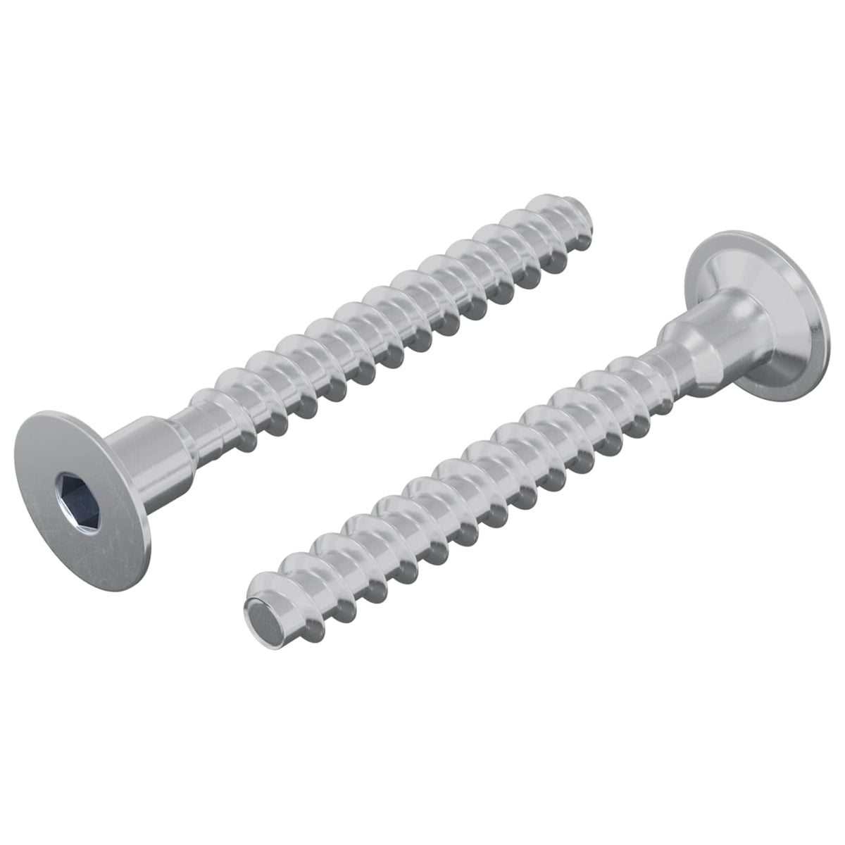 Vidaxl bout 2 st verzinkt 5 x 40 mm ijzer