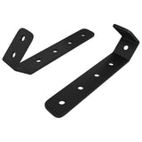 Vidaxl haken 2 st zwart m5 x 110 mm ijzer - afbeelding 2