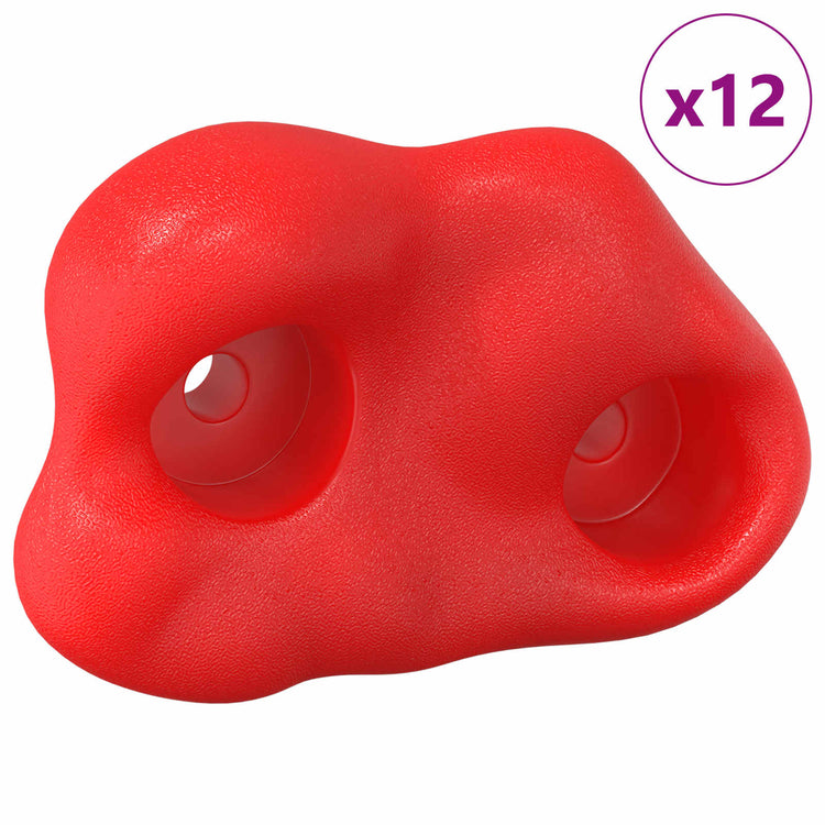 Vidaxl klimgreep 12 st rood 100 x 67 x 43 mm pp