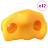Vidaxl klimgreep 12 pcs geel 100 x 67 x 43 mm pp