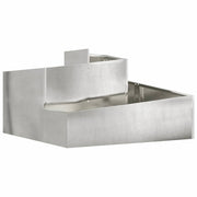 Vidaxl plantenbak zilver 60 x 60 x 50 cm roestvrij staal - afbeelding 2