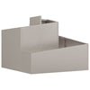 Vidaxl tuin bloempot bruin 60 x 60 x 50 cm cortenstaal