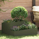 Vidaxl plantenbak olijfgroen 80 x 80 x 50 cm koudgewalst staal