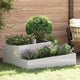 Vidaxl plantenbak zilver 100 x 100 x 50 cm roestvrij staal