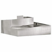 Vidaxl plantenbak zilver 100 x 100 x 50 cm roestvrij staal - afbeelding 2