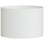 Vidaxl plantenring wit 30 x 30 x 20 cm koudgewalst staal - afbeelding 2