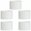 Vidaxl plantenring 5 pcs wit 30 x 30 x 20 cm koudgewalst staal