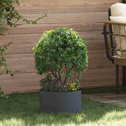Vidaxl plantenring antraciet 30 x 30 x 20 cm koudgewalst staal - afbeelding 1