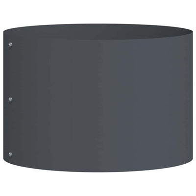 Vidaxl plantenring antraciet 30 x 30 x 20 cm koudgewalst staal