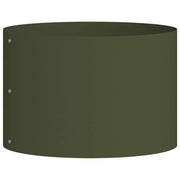 Vidaxl plantenring olijf groen 30 x 30 x 20 cm koudgewalst staal - afbeelding 2