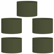 Vidaxl plantenring 5 pcs olijf groen 30 x 30 x 20 cm koudgewalst staal - afbeelding 2