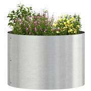 Vidaxl plantenring 5 pcs zilver 30 x 30 x 20 cm roestvrij staal - afbeelding 3