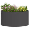 Vidaxl plantenring 5 pcs zwart 40 x 40 x 20 cm koudgewalst staal