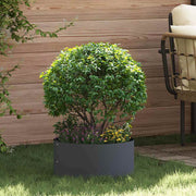 Vidaxl plantenring antraciet 40 x 40 x 20 cm koudgewalst staal - afbeelding 1