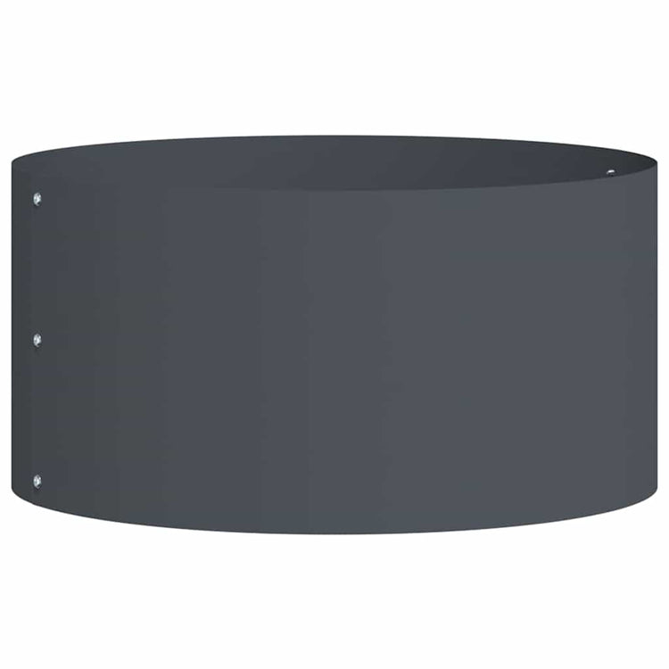 Vidaxl plantenring antraciet 40 x 40 x 20 cm koudgewalst staal
