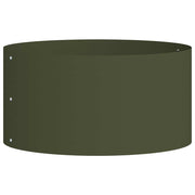 Vidaxl plantenring olijf groen 40 x 40 x 20 cm koudgewalst staal - afbeelding 2