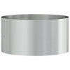 Vidaxl plantenring zilver 40 x 40 x 20 cm gegalvaniseerd staal
