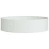 Vidaxl plantenring wit 80 x 80 x 20 cm koudgewalst staal