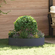 Vidaxl plantenring antraciet 80 x 80 x 20 cm koudgewalst staal - afbeelding 1