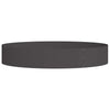 Vidaxl plantenring zwart 120 x 120 x 20 cm koudgewalst staal