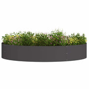 Vidaxl plantenring 5 pcs zwart 120 x 120 x 20 cm koudgewalst staal - afbeelding 3