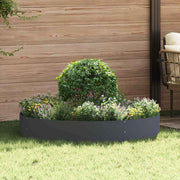 Vidaxl plantenring 5 pcs antraciet 120 x 120 x 20 cm koudgewalst staal - afbeelding 1
