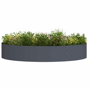 Vidaxl plantenring 5 pcs antraciet 120 x 120 x 20 cm koudgewalst staal - afbeelding 3
