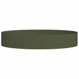 Vidaxl plantenring olijf groen 120 x 120 x 20 cm koudgewalst staal - afbeelding 2