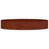 Vidaxl plantenring bruin 120 x 120 x 20 cm cortenstaal